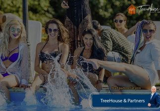 Locatiile TreeHouse - locatii de evenimente companii in aer liber in natura la padure cu piscina